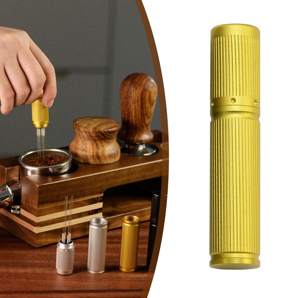 Coffee Tamper Distributor Professional Espresso Hand Stirring Pins Portable Coffee Ground Stirring Tool for Gifts Cafe Hotel