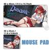 Gaming Mouse PadAntislip Stitched Edges Stylish Urban Anime Girls  Graffiti Street Print Gaming Keyboard Mat for Gamers
