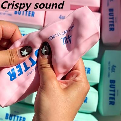 Mašlový squishy míček na odbourání stresu Fidget hračka Křupavá mačkací hračka Kulaté kostky Naplněné ASMR Proti stresu Uvolnění ruky Hračka jako dárek