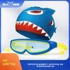 Large-Frame High-Definition With Integrated Earplugs Kids. Anti-fog Spray Original Mini Polarized Swimming Goggles Custom Screen