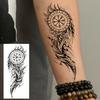 1 Foglio Tatuaggi Temporanei Vichingo Maori Drago Totem per Uomo Avambraccio Collo, Adesivi Tatuaggio Finti Temporanei Impermeabili Tatuaggi Realistici