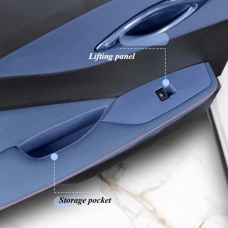 For BYD Seagull Original Car Color Lifting Panel Silicone Pad Door Lift Window Button Protective Sticker Interior Modification