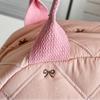 Cosmetic Bag Large Capacity Toiletry Bag Makeup Bag Skincare Storage Bag Lovely Bows Wash Bag for Women and Girls