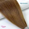 MESXN High Quality Straight Mini Tape In Human Hair Extensions Real Natural Hair Extension Black Brown Blonde Invisible Thicken