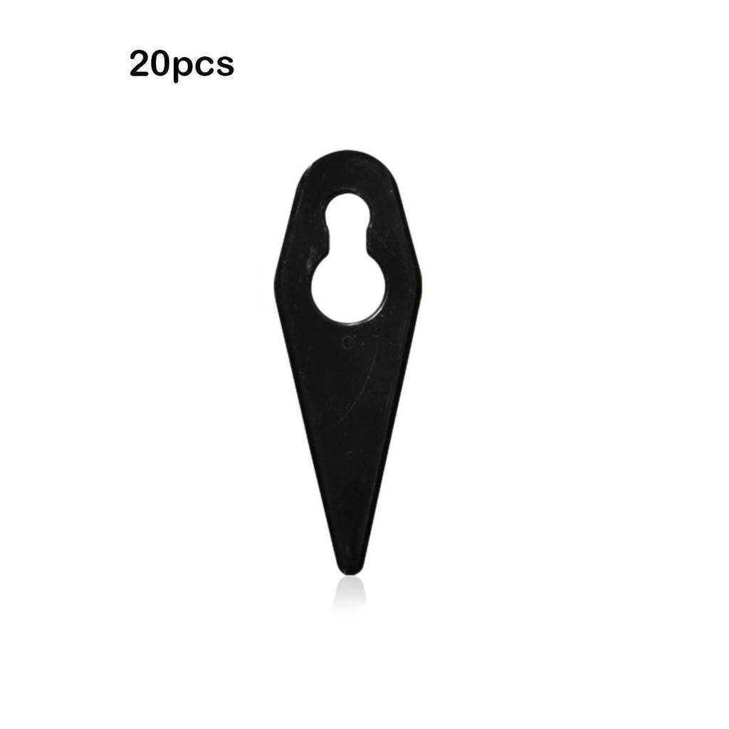 20pcs Suitable for Gtech GT Series Lawn Mower L70 Green Lawn Mower Plastic Blade Plastic Lawn Mower Blade