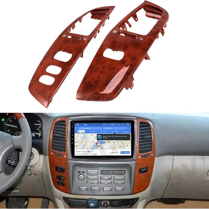 Car Dashboard Air Vent Panel Cover For Toyota Land Cruiser 100 LC100 FJ100 UJZ100 1997-2007 A/C Air Outlet Frame LHD