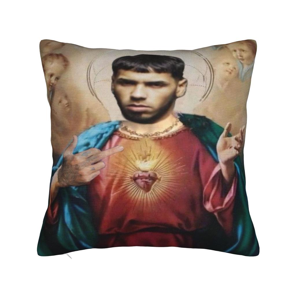 Heimdeko Real Hasta La Muerte Kissenbezüge Zubehör Real Until Death Anuel AA Merchandise Kissenbezug Quadratisch Mehrere Größen