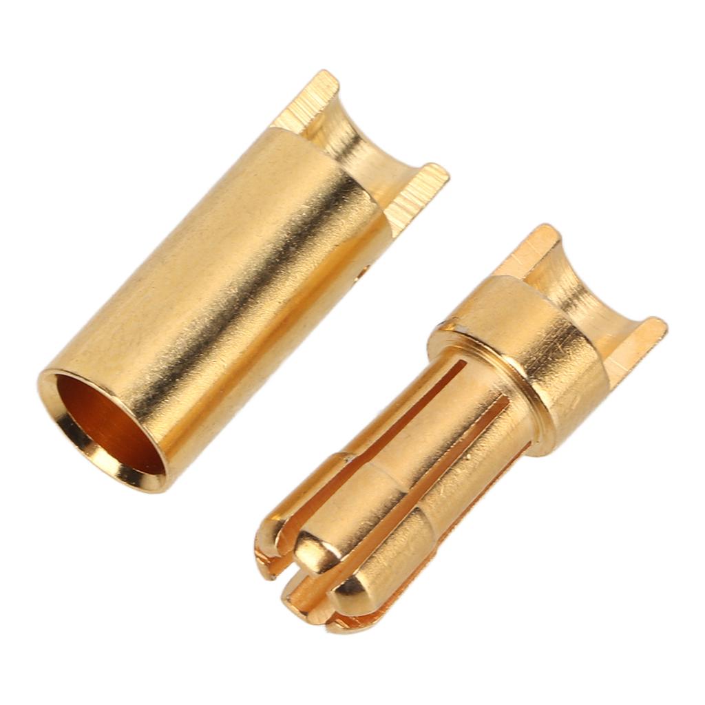 5.5mm Gold Plated Male and Female Banana Plug Gold Plated Male Female Banana Connectors Plug RC