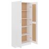 VidaXL Bookcase, Storage Unit with Compartment, Book Cabinet Living Room Interior, White Wood 802732