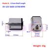1/5Pcs Dc 3V 3.7V 5V 6V 12V High Speed Micro Electric Motor Ff-030 Mini Mute 030 Motor Diy Hobby Toy Lock Car Av Device