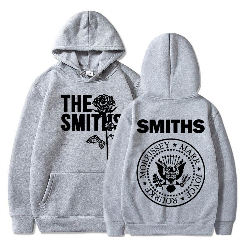 British The Smiths Hoody Crest Morrissey Marr Punk Rock Band Sweatshirt Unisex Fashion Oversized Men Pullover Hoodies Streetwear