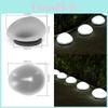Solar Garden Lawn Light With Led Cobblestone Lamp For Outdoor Landscape Decor