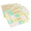 10 Packs Tile Sticker Waterproof Self Adhesive Mosaic Tile Sticker for Kitchen Floor Wall
