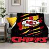 Kansas City Chiefs Pattern Blanket Outdoor Flannel Blanket for Camping, Hiking, Garden Parties, Picnic Essentials,gift for family and friends
