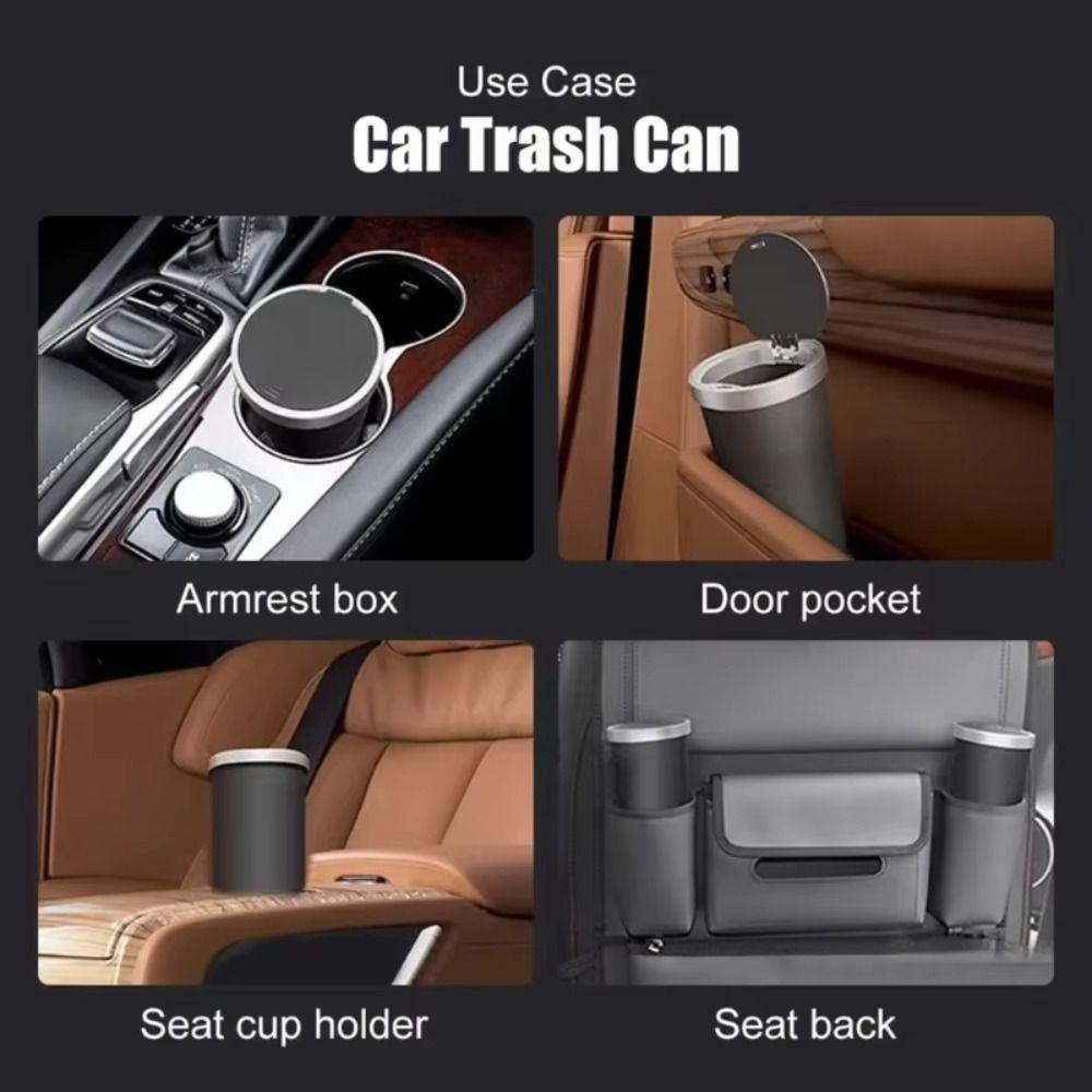 Dustbin Car Trash Can Convenient Desktop Trash Can Vehicle Trash Bin Car Garbage Bin  Vehicle