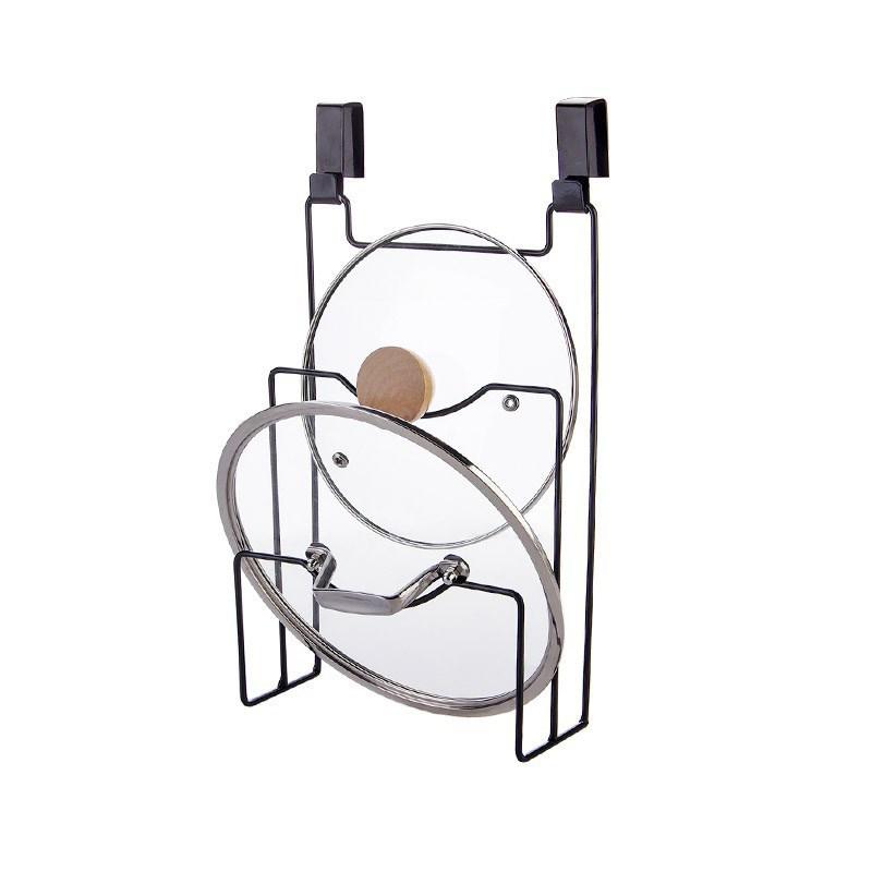 

Кухонный органайзер Подставка для крышек кастрюль Подставка для слива Ложки Полка для крышек кастрюль Подставка для посуды Подставка для крышки кастрюли Кухонные принадлежности чёрный