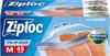 Ziploc Freezer Bags, Medium, 45 Count