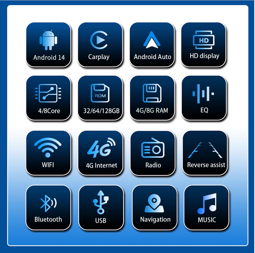 Android 8-Core GPS Navigation with Apple CarPlay for BMW F01/F02