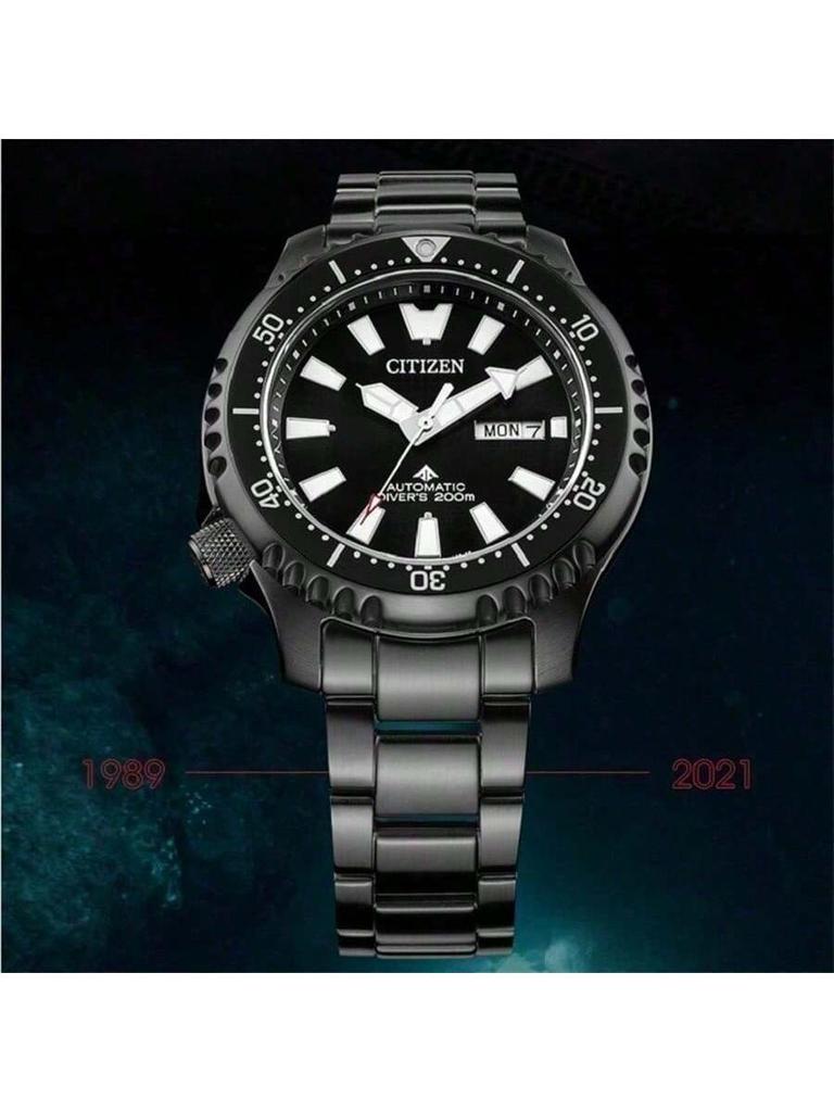 stylish Citizen automatic watch, featuring displays, trendsetting accessory. Blending fashionable outdoor avant-garde waterproof as watch NY0135