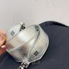 [Pre-Owned] Antigona Silver Metal Magnetic Closure Silk And Calfskin Mini Shoulder Crossbody Bag - Very Good #EX0XO0