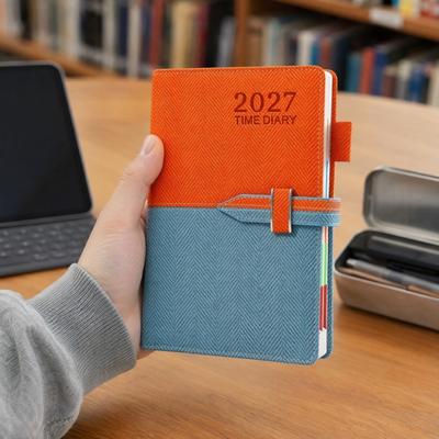 Convenient 2027 Schedule Book A5 Time Management Planner Agenda Planner Notebook  School