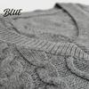 Knitted Waistcoat Pure Color Sleeveless Sweater Vest Warm Trendy Women Twist for Daily Wear Top