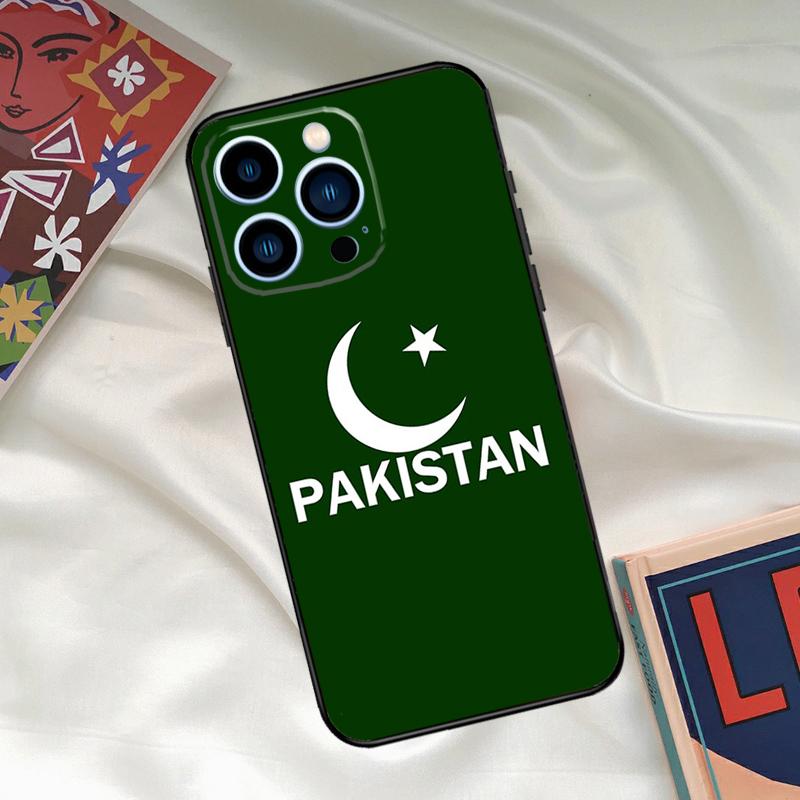 Pakistan Flag Phone Case For iPhone 16 14 13 12 11 15 17 Pro Max 15 16 Plus 13 Mini 16e 17 Air Funda Cover