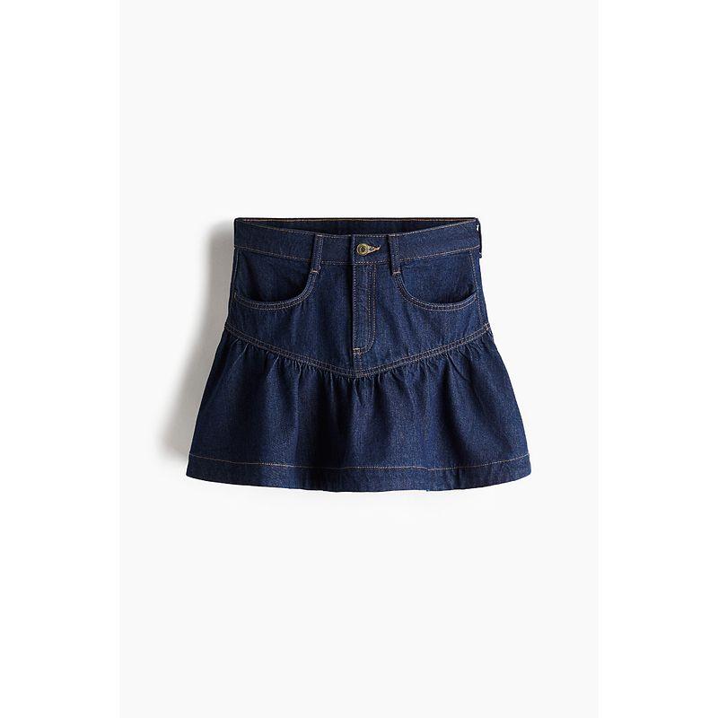 

HM Fall 2025 New Arrival Women s Clothing Skirts Hem Denim Skirt 1268066 Deep cowboy Blue 165/80(42)