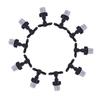 10-500pcs Atomization Nozzle Water Control Sprayer Micro Irrigation Plant Self Garden Mist Sprinkler With Tee For Greenhouse