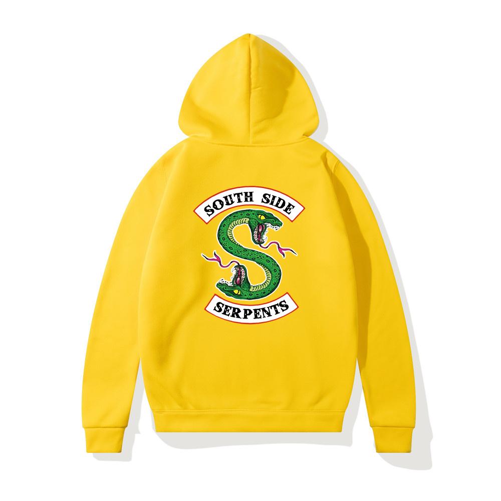 Hip Hop Riverdale South Side Serpents Women Hoodies Fleece Woman Harajuku Pullover Y2K Unisex Hoody Clothes Streetwear