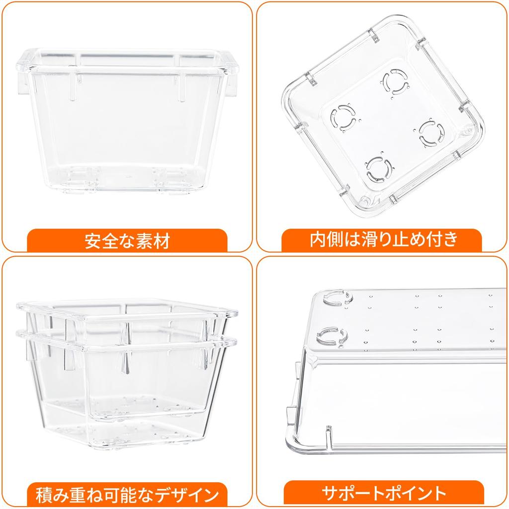 Lifewit 25 PCS Drawer Organizer Set Clear Plastic Desk Drawer Dividers Tradeless Storage Box for Jewelry and Divider Box for Office Makeup, Gadgets,