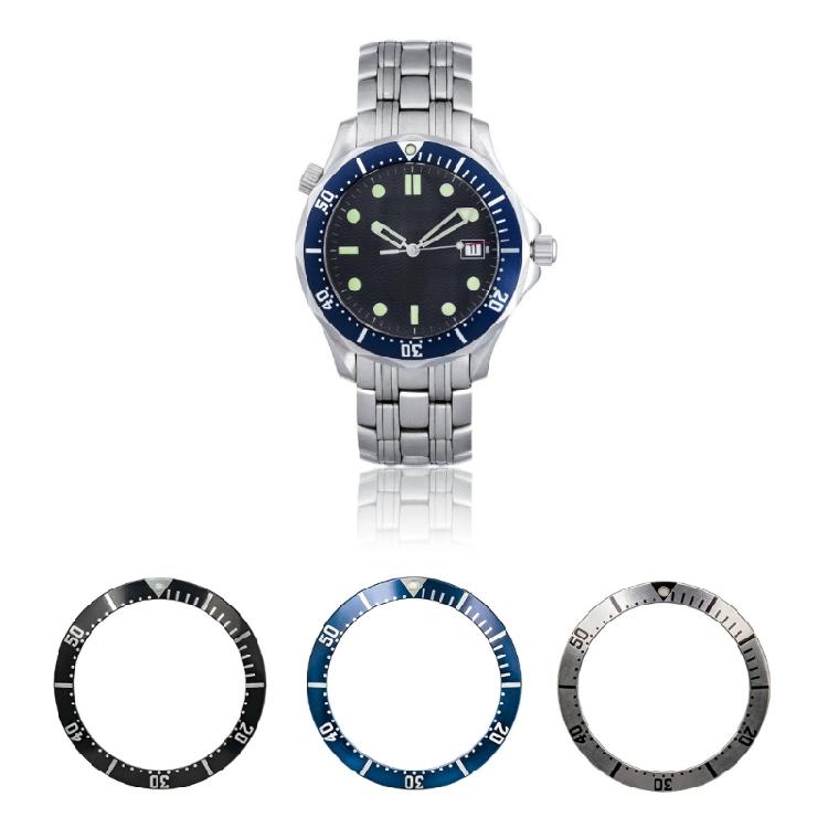 Bisel de Reloj de Buceo Cerámico de Aluminio Profesional con Marcas Claras Diámetro Exterior de 38 mm Diámetro Interior de 30,5 mm para Reparación