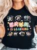 Play Is Learning Teacher Print TShirt Backto Day TShirt New Teacher TShirt Gift for Teachers Casual Tops Ladies TShirt