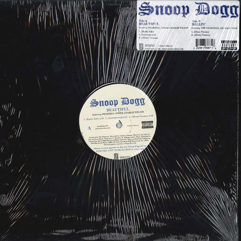 

12inch Record SNOOP DOGG Beautiful Ballin Y724387788718 DOGGY STYLE 2002 US Rap HipHopRB Used