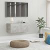 vidaXL TV Cabinet Concrete Gray 80x30x30 Cm Wood Material