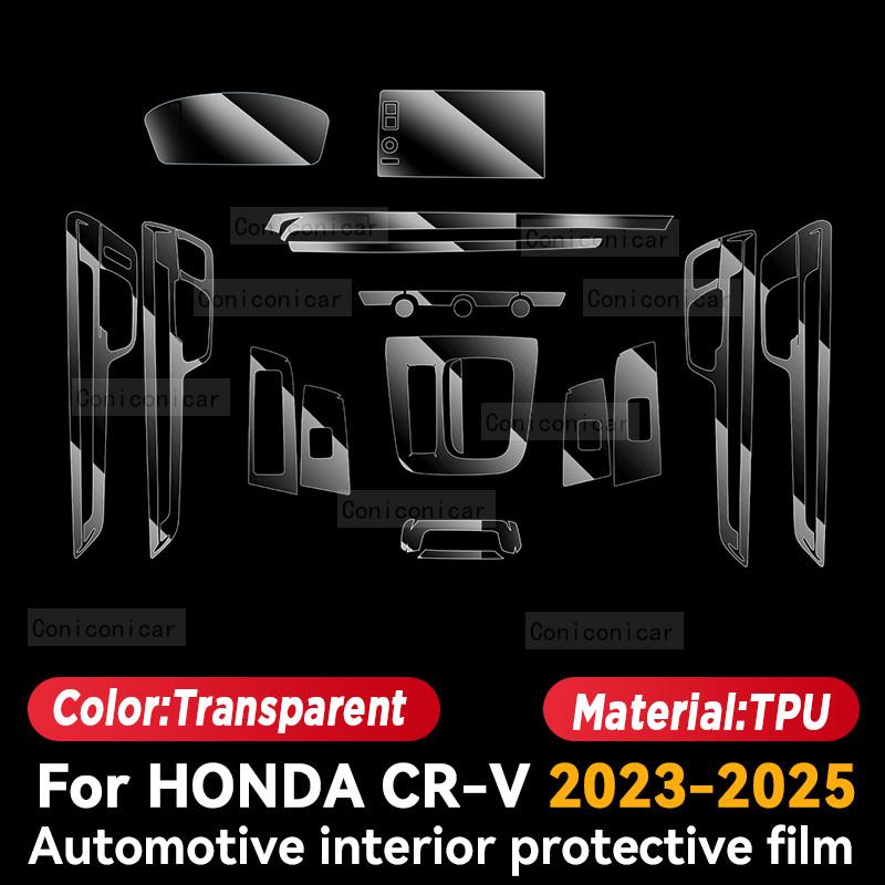 Per HONDA CR-V 2023-2025 Pellicola Pannello Auto Adesivo Protettivo Cruscotto Pellicola Interna Anti-Graffio Accessori