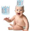 Baby 1st Birthday Hat, Birthday Party Decorations, Kids Party Props Shooting, Party Supplies Baby Birthday Crown Party Hat