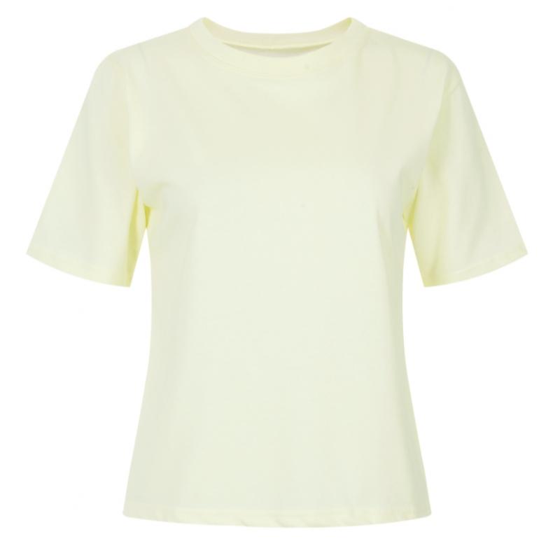 Shop  Women S baSic Round Neck ShorT Sleeve T ShirT Black Dai wSh 20556