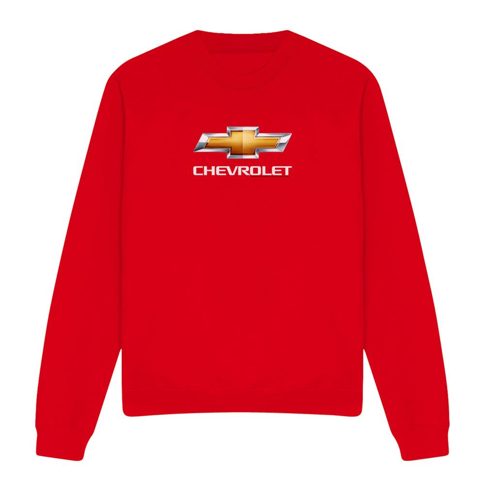 Chevrolet Unisex Adult Bowtie Stacked Sweatshirt