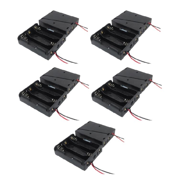 5PCS Plastic 18650 Battery Holder Kit With Metal Springs For Stable Power Connections