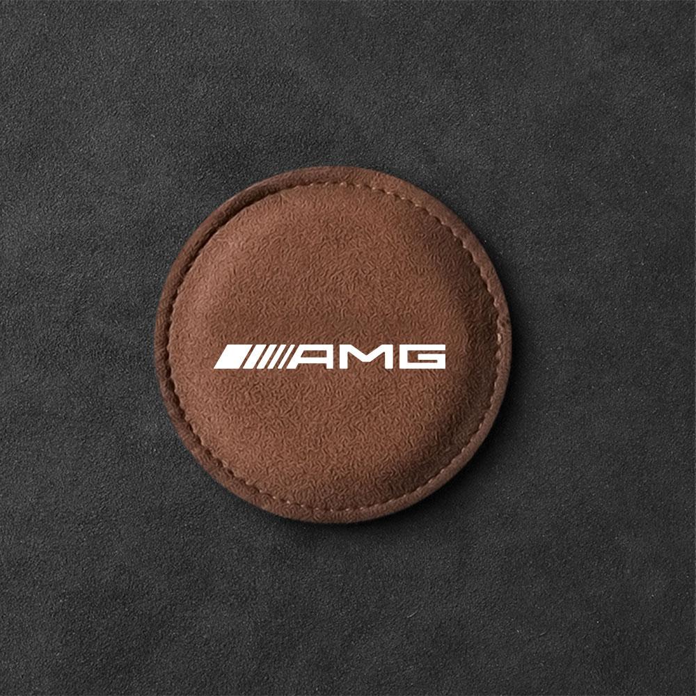 2pcs Car Coaster Anti-Slip Water Cup Holder Pads For Mercedes Benz A B C E S M Class AMG CLA CLS W212 W213 W204 W205 W176 W211