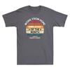 Work From Home Employee of the Month Vintage Retro Sunset Unisex's T-shirt Cotton