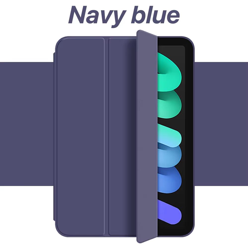 Case for iPad 5th 6th 7th 8th 9th 10th 11th 12th Gen Air 1 2 3 4 5 6 7 Mini 6 7 Trifold Stand Smart Cover and Soft TPU Back
