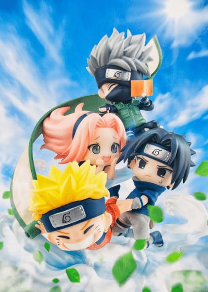 FigUnity NARUTO Shippuden Team 7 Approximately 130mm PVC Figure Assembled! Pre-painted