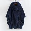 Loose Coat For Women Autumn Winter Large Size Pocket Plush Tops Irregular Double-Faced Fleece Oversized Jacket Female