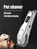 Profesjonalna maszynka do strzyżenia psa w całości z metalu akumulatorowa maszynka do strzyżenia zwierząt golarka dla kotów maszyna do cięcia pielęgnacja szczeniąt strzyżenie niski poziom hałasu