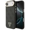 Coque Guess 4G Logo Triangle MagSafe pour iPhone Air Noir Or
