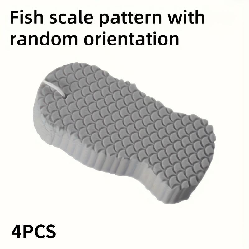 Nordic Style Exfoliating Bath Sponge, Dual-Sided Scrubbing Tool, Travel Portable Shower Brush, Suitable for Baby & Mom