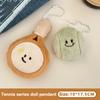 Cartoon Plüsch Badminton Tennis Schlüsselanhänger Flauschig Niedlich Kreativ Weich Stoffpuppe Brosche Rucksack Anhänger Dekorative Accessoires