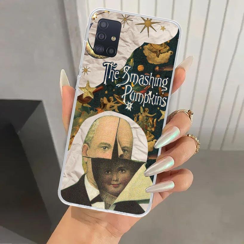 

Rock The Smashing Pumpkins Phone Case for Samsung Galaxy A52 A32 A22 A12 A02S A50S A30S A10S Note 20 Ultra 10 Plus S10 A31 A20 A Samsung A02